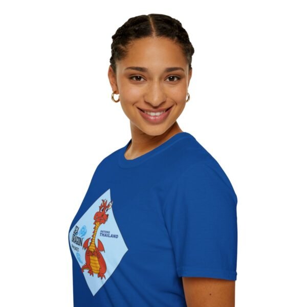 The Sea Dragon at Phuket | Unisex Softstyle Black Print on Light T-Shirt - Image 69