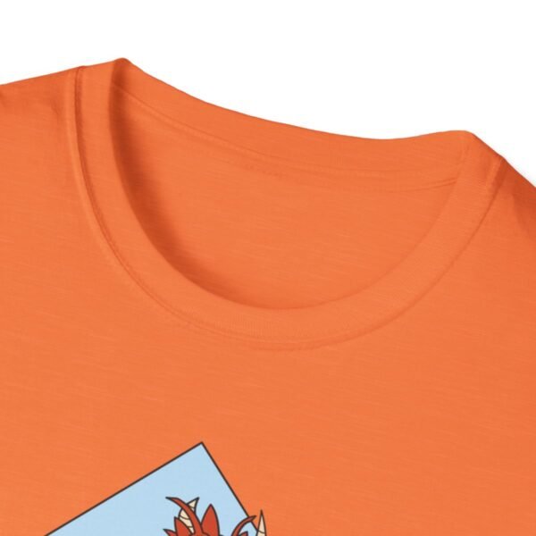 The Sea Dragon at Phuket | Unisex Softstyle Black Print on Light T-Shirt - Image 3