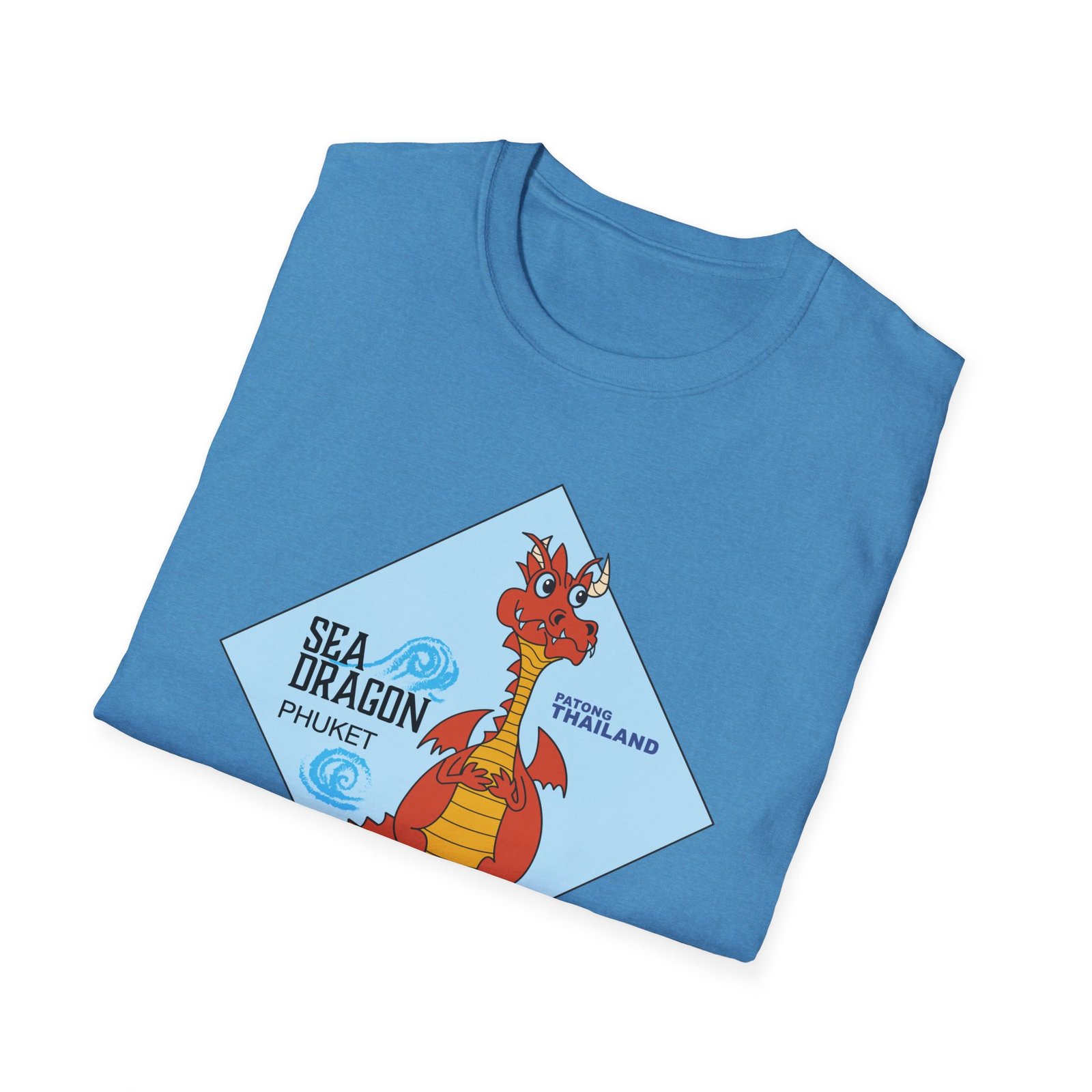 Sea Dragon Phuket T-Shirt — Cute Cartoon Travel Souvenir Tee - Image 16