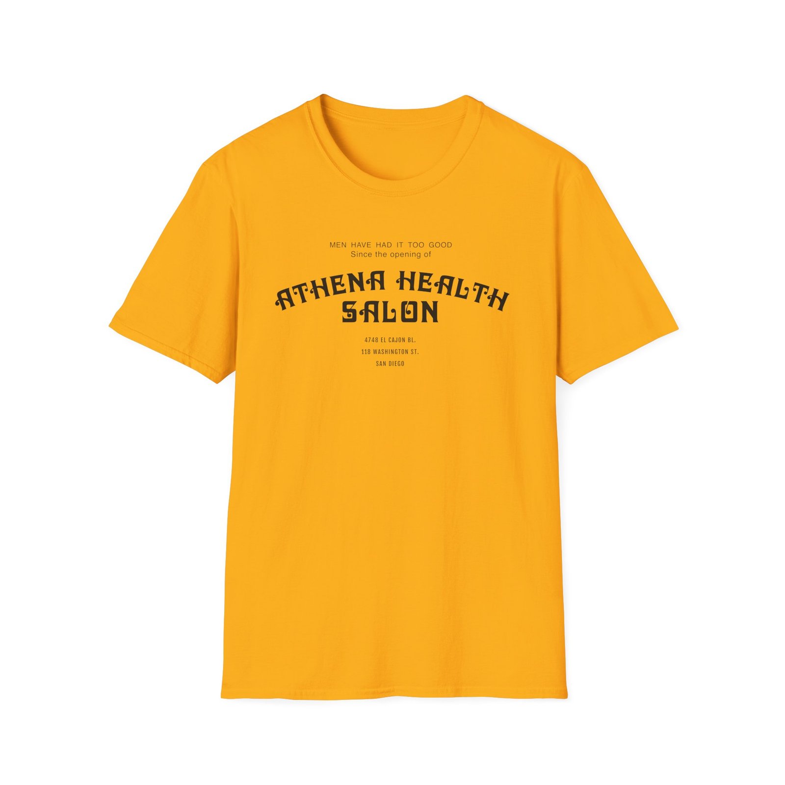Athena Health Salon Graphic T-Shirt — Vintage Physical Wellness Tee - Image 9