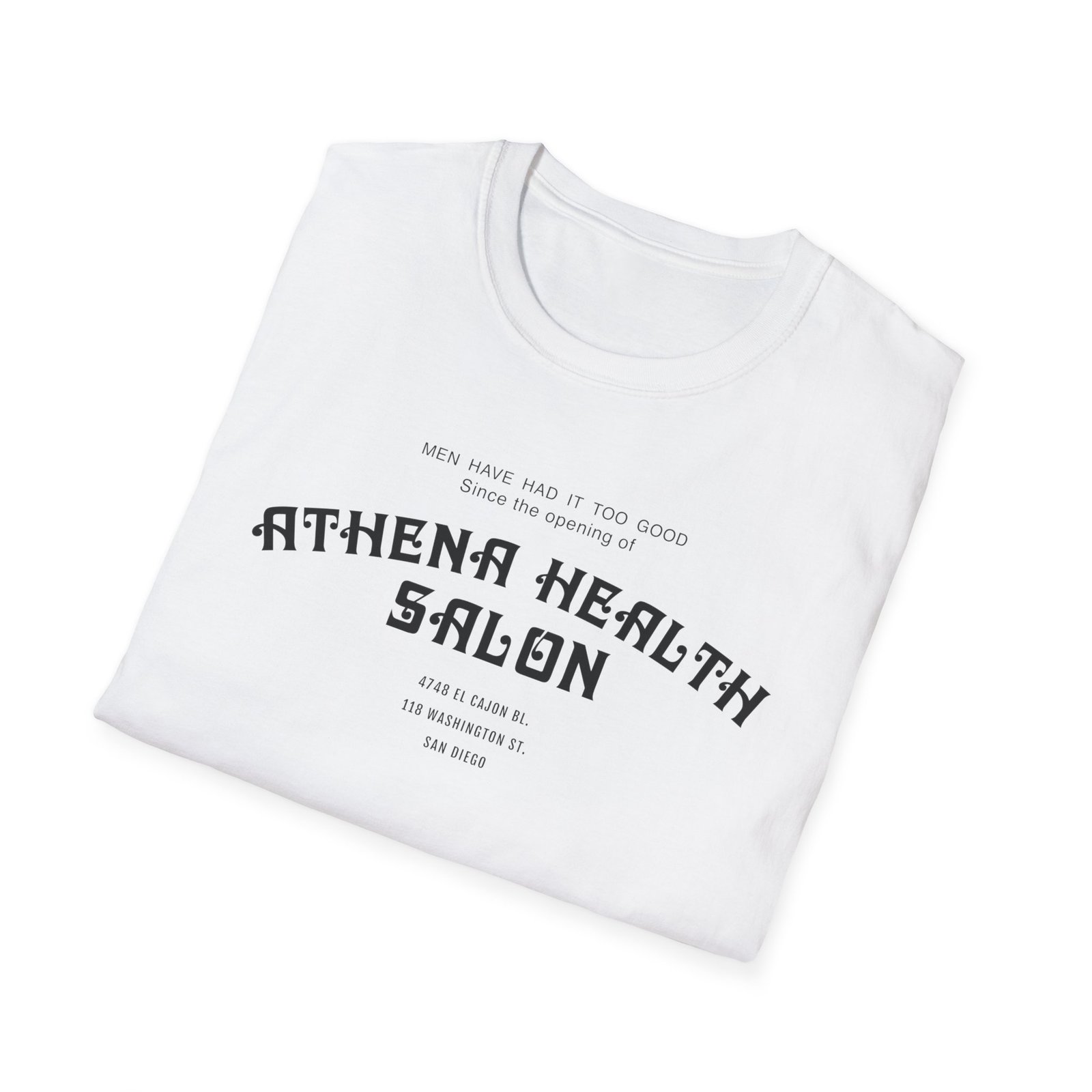 Athena Health Salon Graphic T-Shirt — Vintage Physical Wellness Tee - Image 20