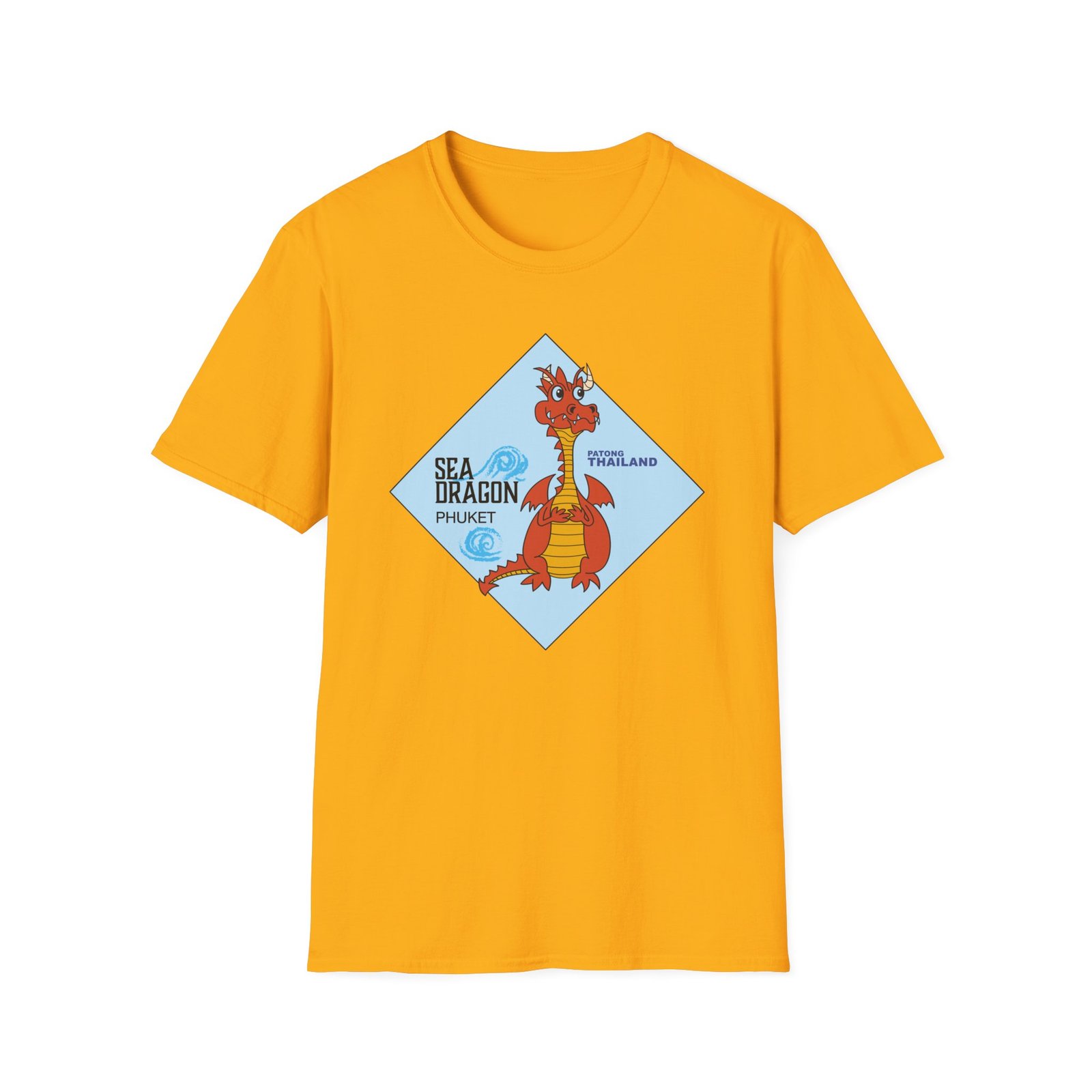 Sea Dragon Phuket T-Shirt — Cute Cartoon Travel Souvenir Tee - Image 9