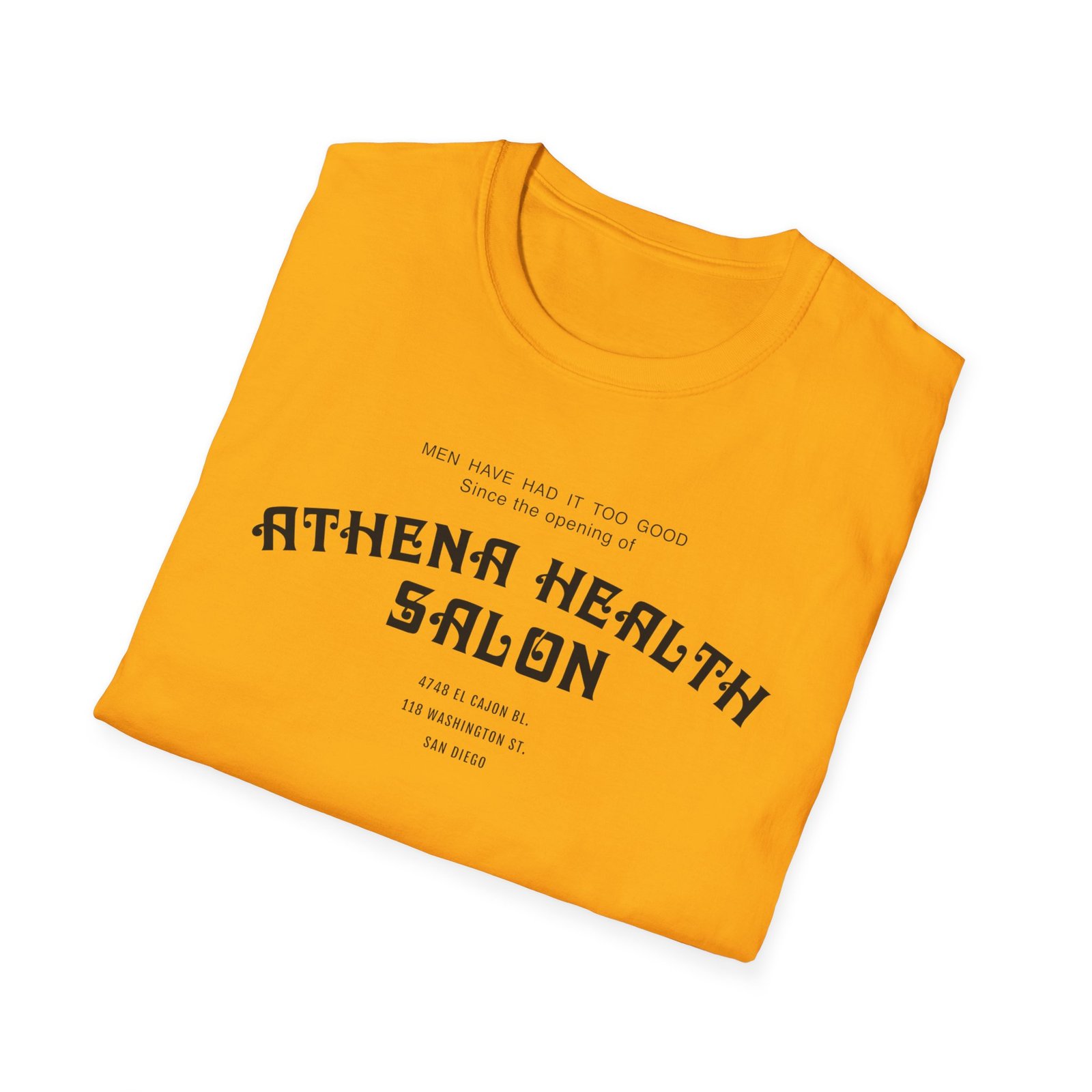 Athena Health Salon Graphic T-Shirt — Vintage Physical Wellness Tee - Image 12