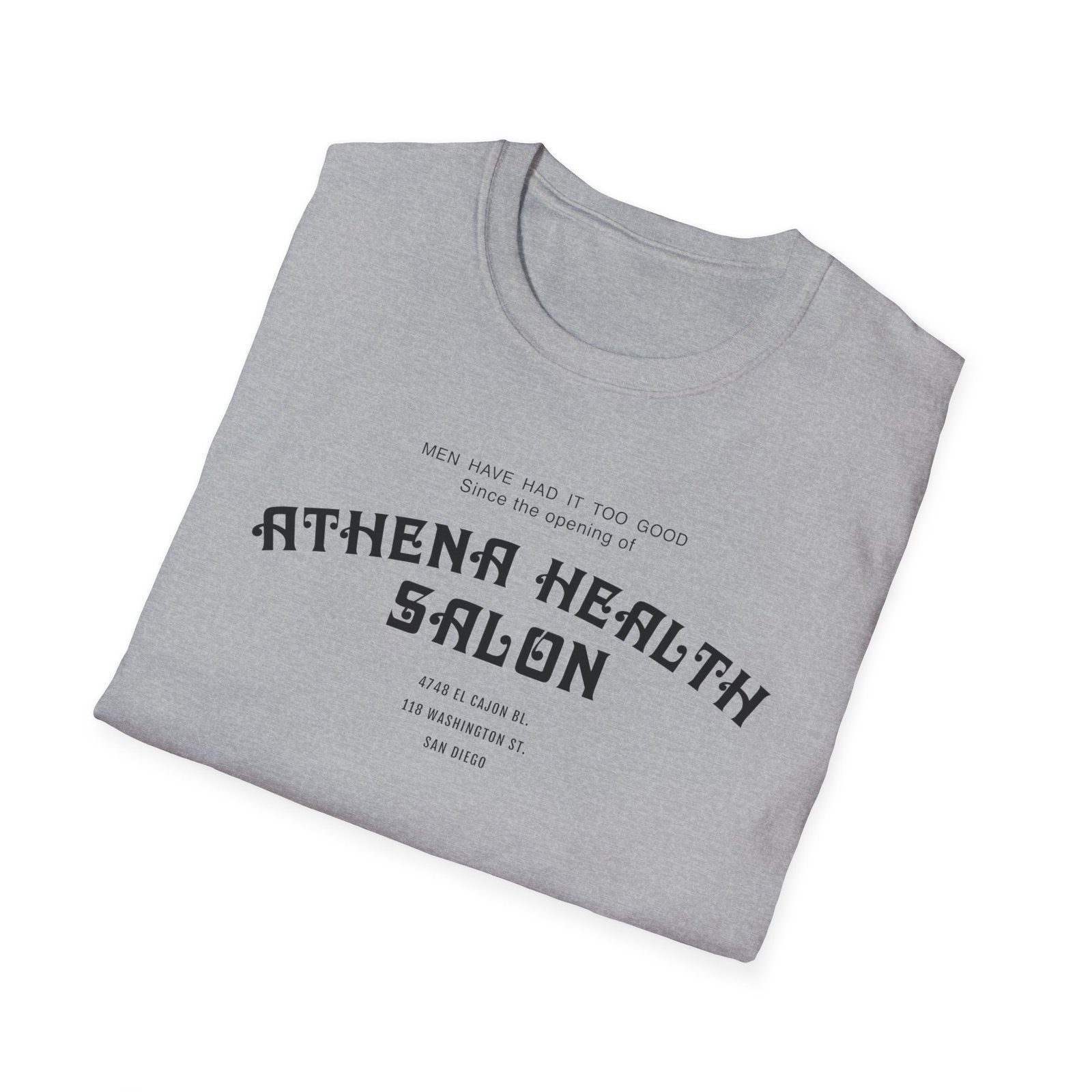 Athena Health Salon Graphic T-Shirt — Vintage Physical Wellness Tee - Image 8