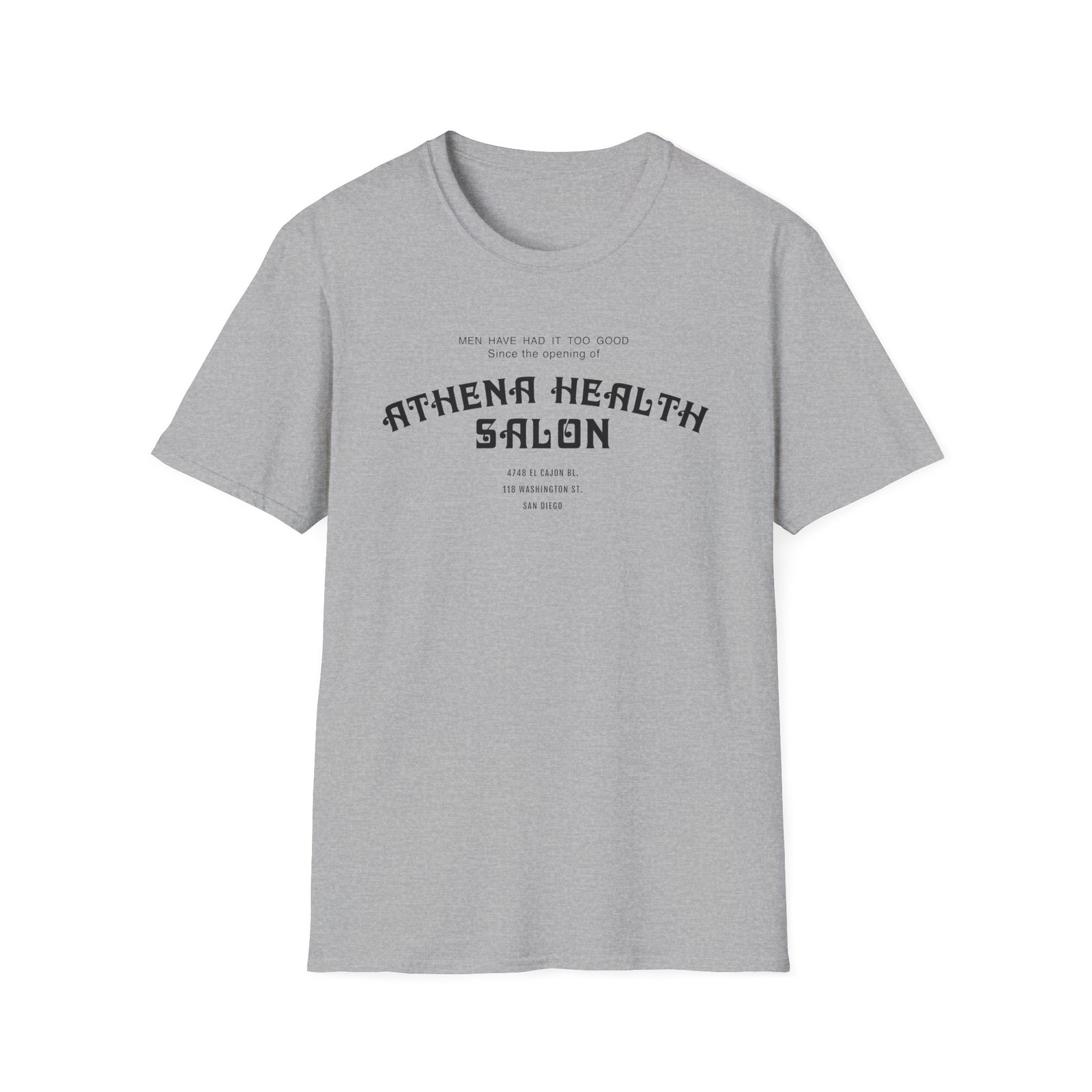 Athena Health Salon Graphic T-Shirt — Vintage Physical Wellness Tee - Image 5