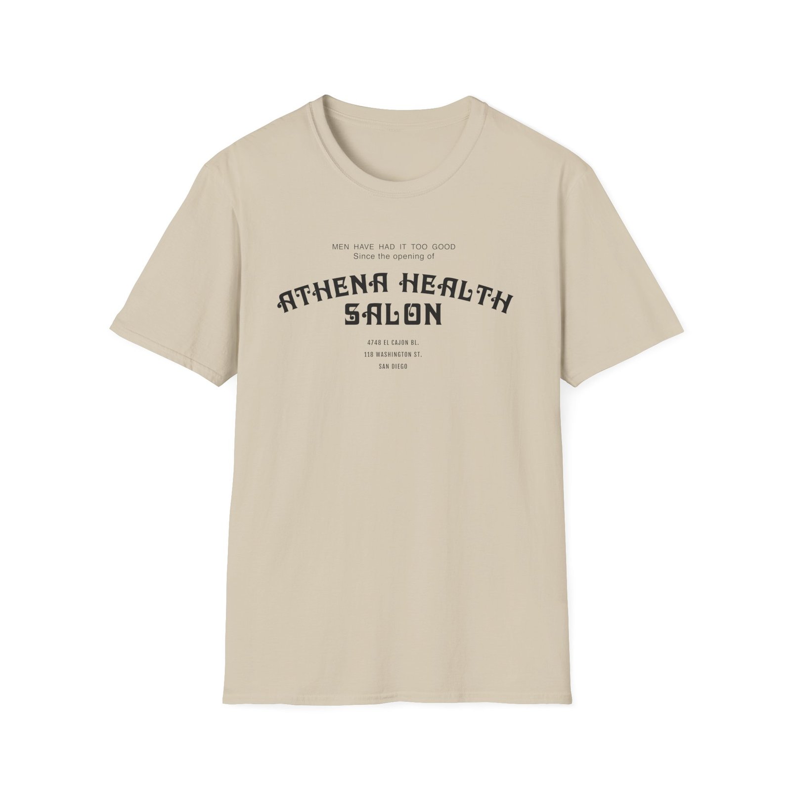 Athena Health Salon Graphic T-Shirt — Vintage Physical Wellness Tee