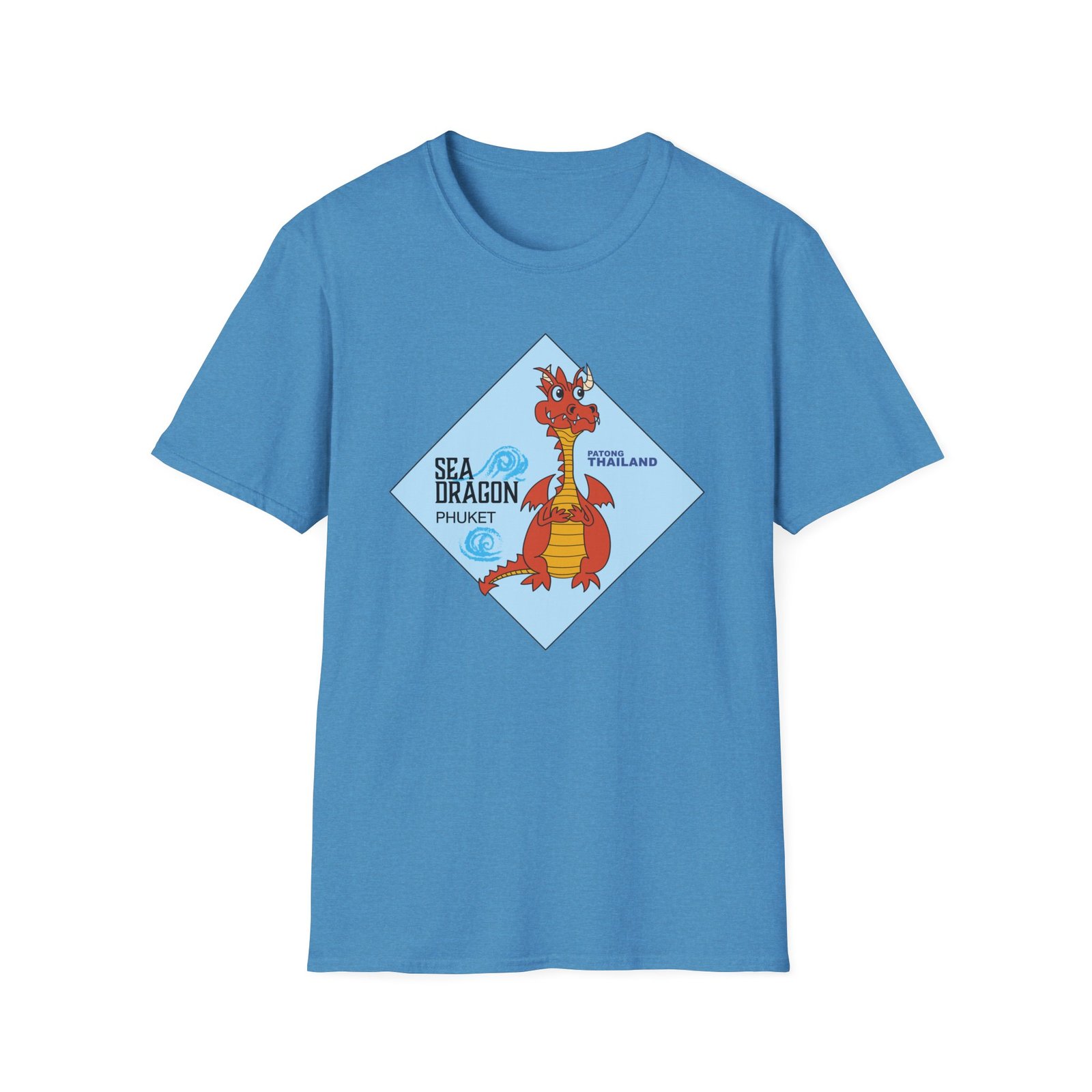 Sea Dragon Phuket T-Shirt — Cute Cartoon Travel Souvenir Tee - Image 13
